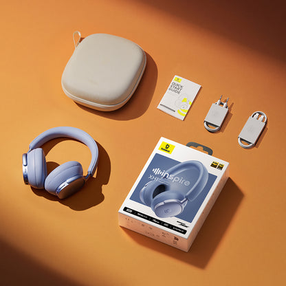 Handsfree Bluetooth Baseus Inspire XH1 Sound by Bose, A2DP, ANC, Blauw A0203601
