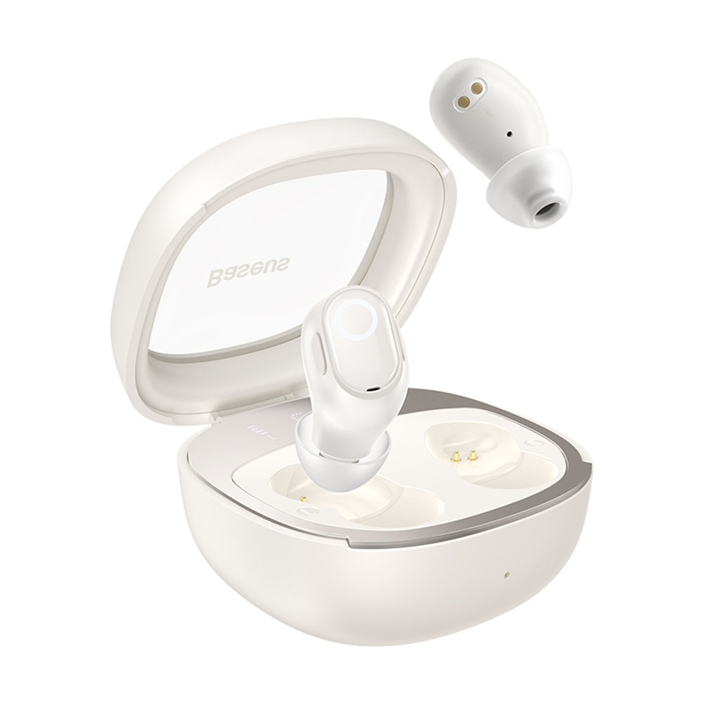 Handsfree Bluetooth Baseus WM02+, TWS, Wit NGTW370302