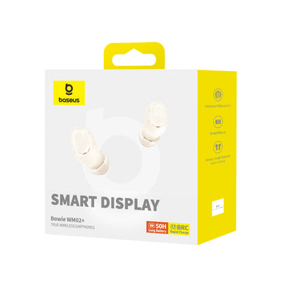 Handsfree Bluetooth Baseus WM02+, TWS, Wit NGTW370302