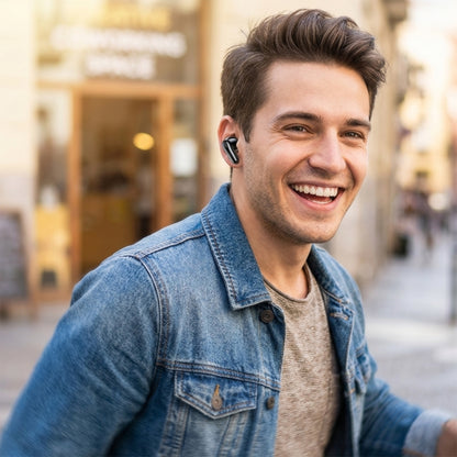 Freisprech-Bluetooth Borofone BW96 Mellow, TWS, Weiß
