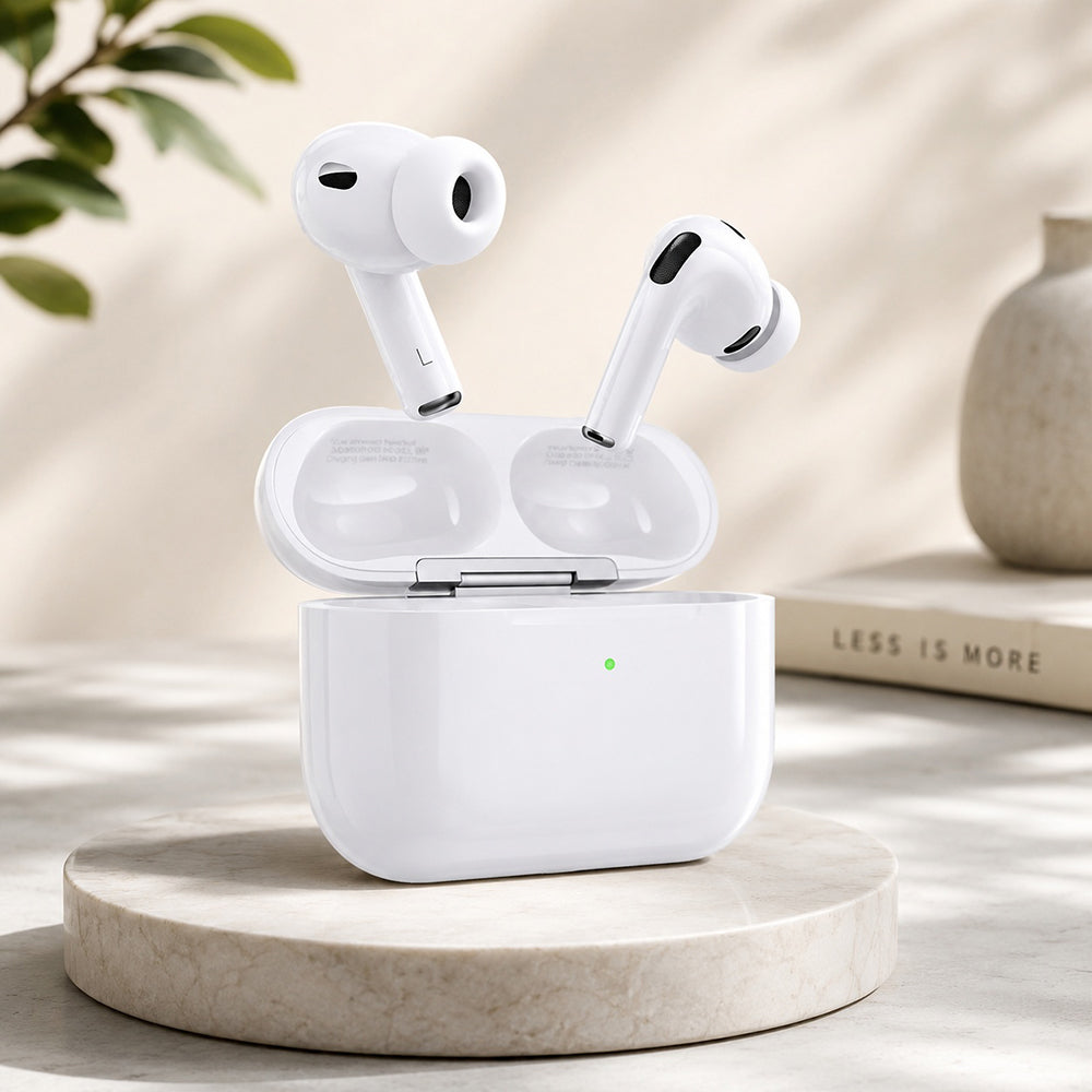 Handsfree Bluetooth Borofone BW99, TWS, ANC, Wit