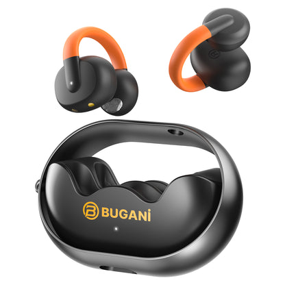 Handsfree Bluetooth Bugani Clip B21, TWS, Zwart