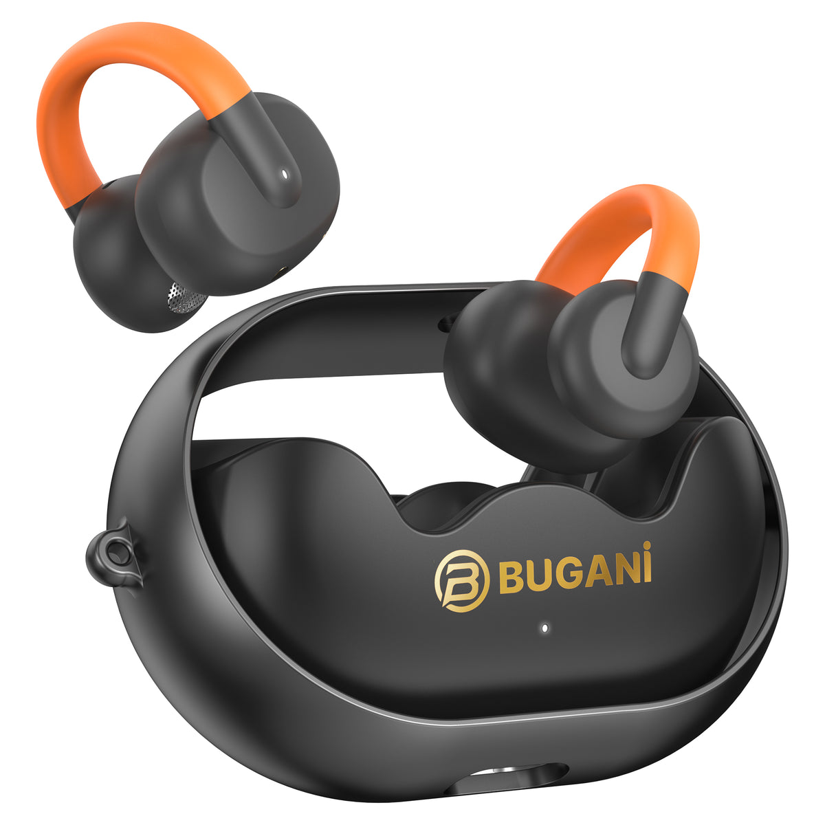 Handsfree Bluetooth Bugani Clip B21, TWS, Zwart