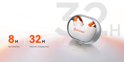 Handsfree Bluetooth Bugani Clip B21, TWS, Zwart