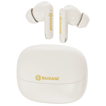 Handsfree Bluetooth Bugani Freebuds B20, TWS, ANC, Lichtcrème