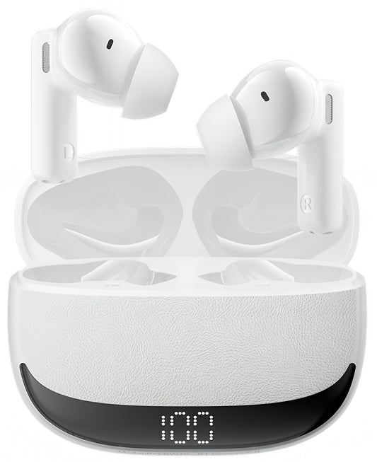 Bluetooth Handsfree BWOO BW40, TWS, ANC, Wit