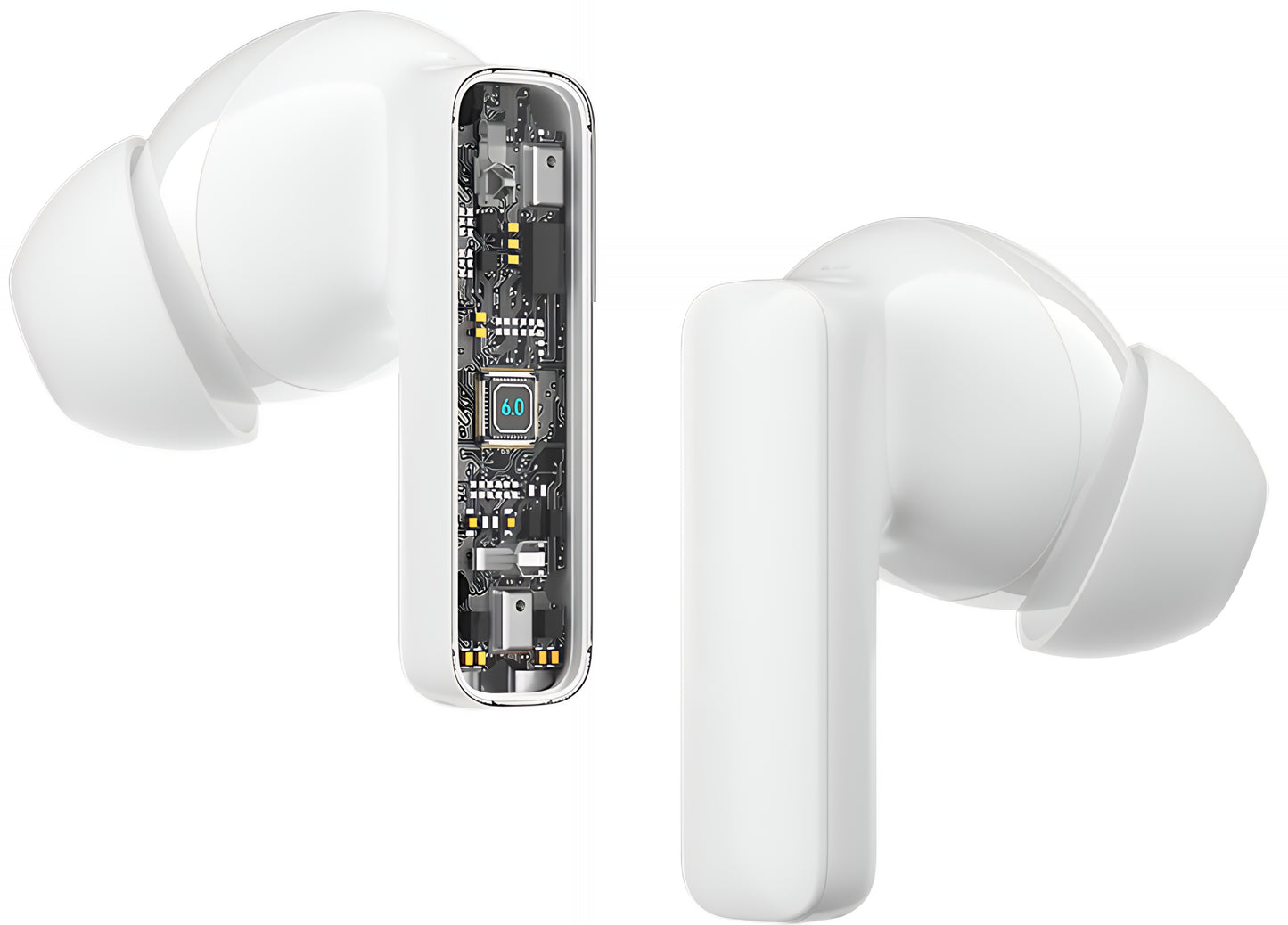 Bluetooth Handsfree BWOO BW40, TWS, ANC, Wit