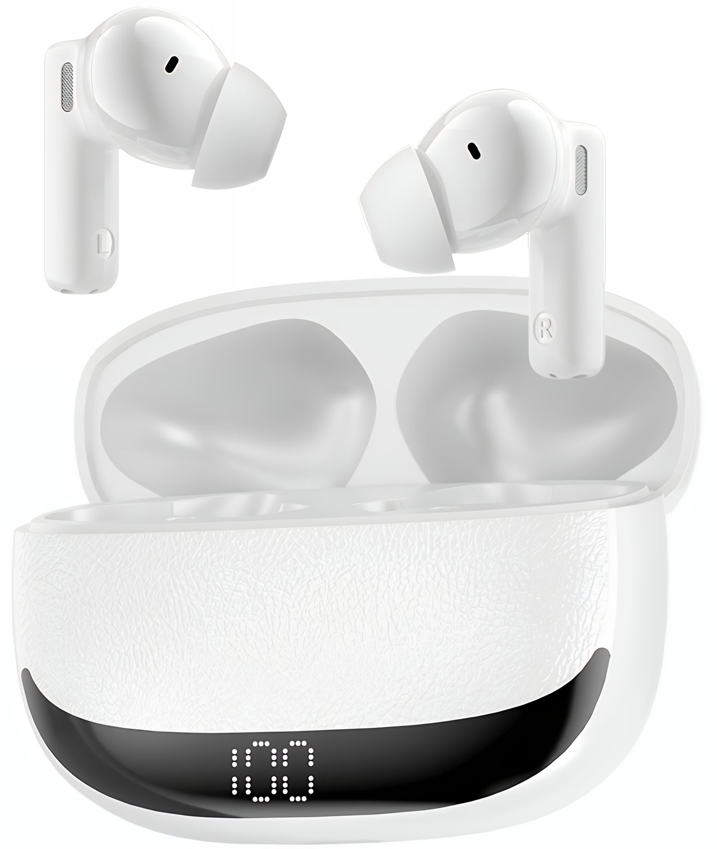Bluetooth Handsfree BWOO BW40, TWS, ANC, Wit