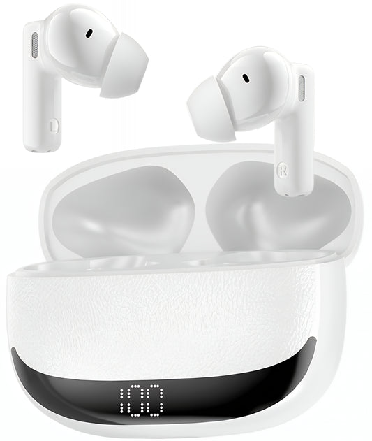 Écouteurs Bluetooth BWOO BW40, TWS, ANC, Blanc