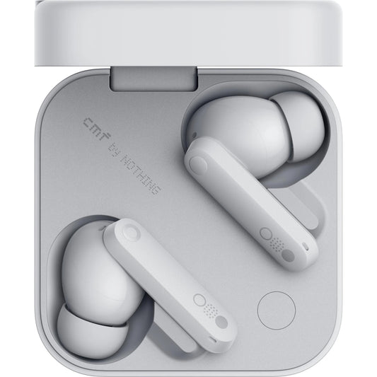 Handsfree Bluetooth CMF von Nothing Buds Pro 2, TWS, ANC, MultiPoint, Hellgrau