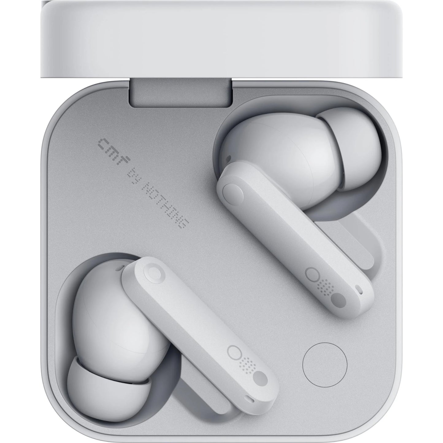 Handsfree Bluetooth CMF von Nothing Buds Pro 2, TWS, ANC, MultiPoint, Hellgrau
