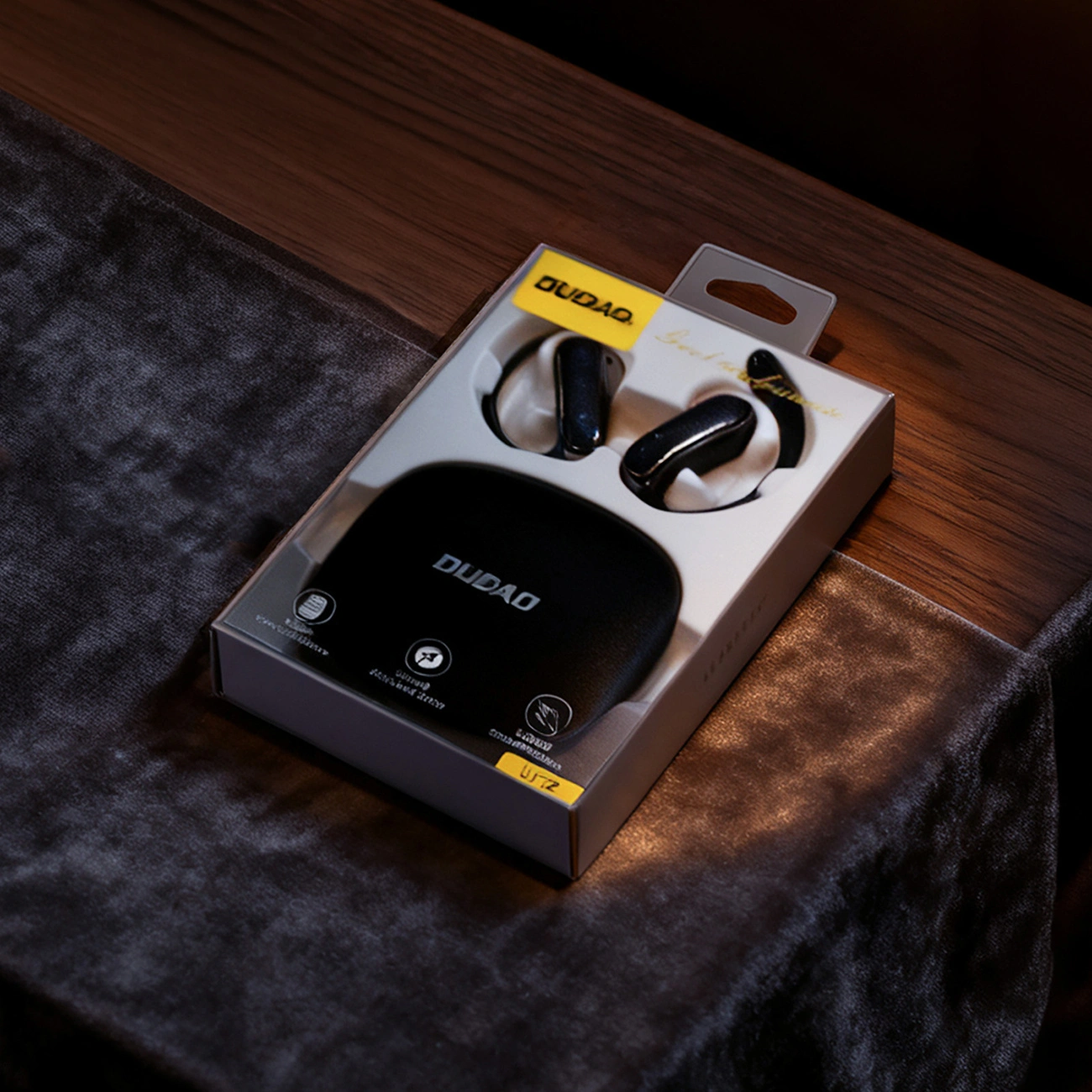 Écouteurs Bluetooth Dudao U17Z, TWS, Noir