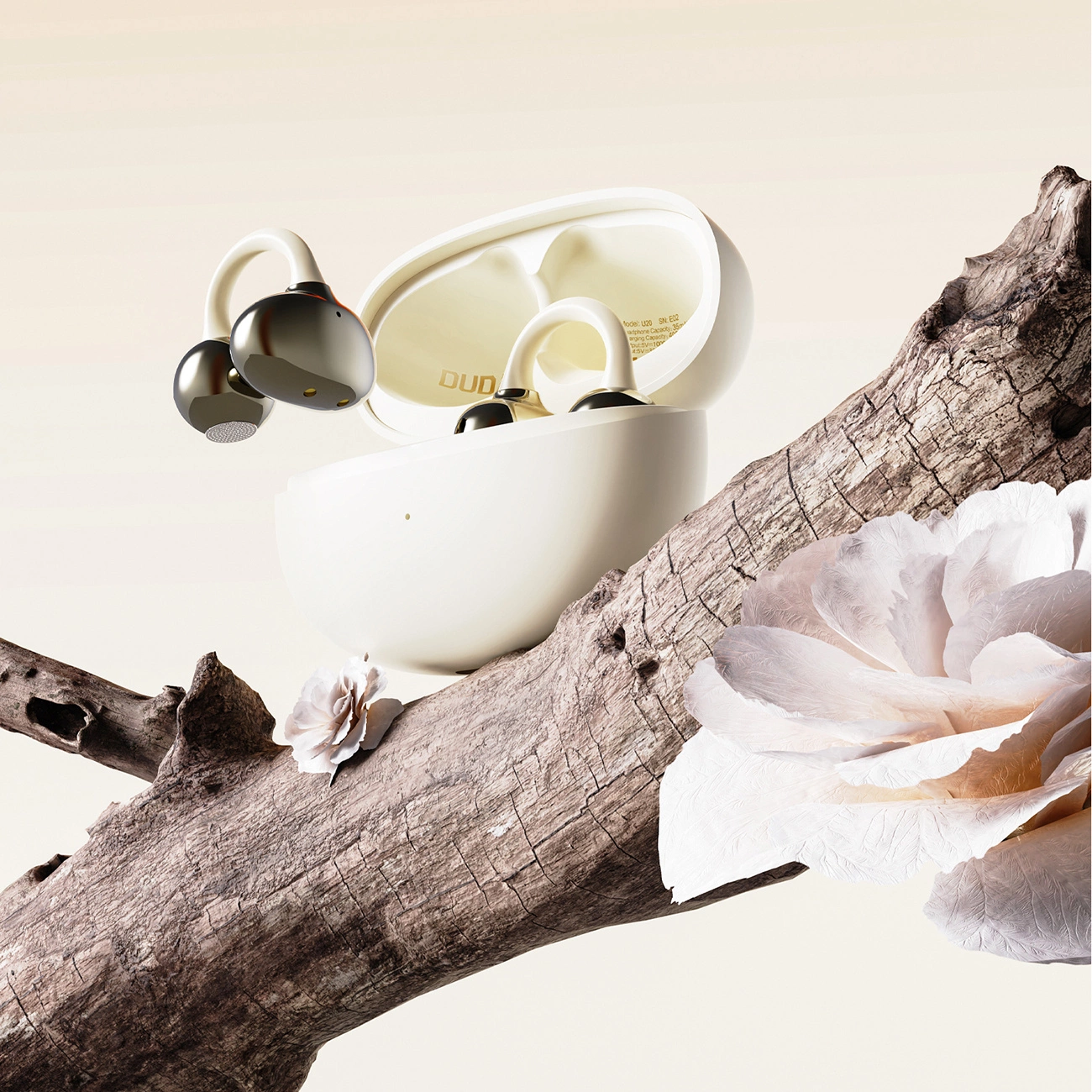 Kit mains libres Bluetooth Dudao U20, TWS, Blanc