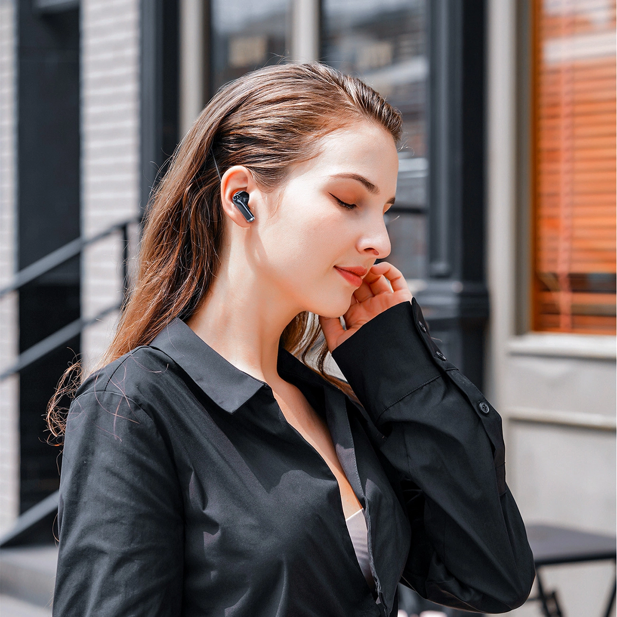 Handsfree Bluetooth Dudao U8, TWS, Zwart