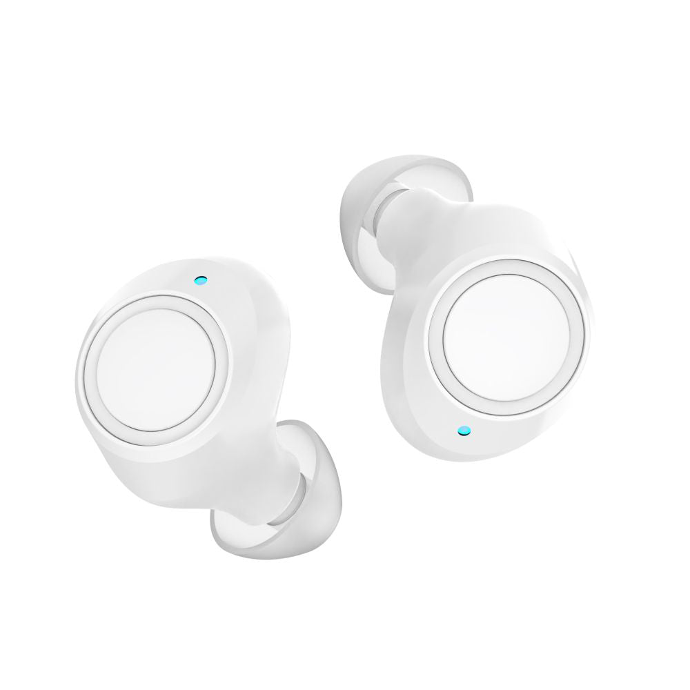 Mains libres Bluetooth Fixe, TWS, Blanc