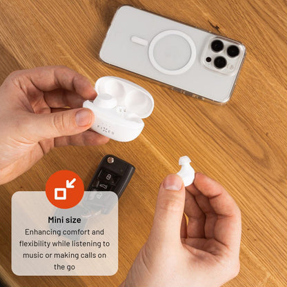 Mains libres Bluetooth Fixe, TWS, Blanc