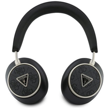 Kit mains libres Bluetooth Guess 4G Logo Triangle Doré, A2DP, Noir