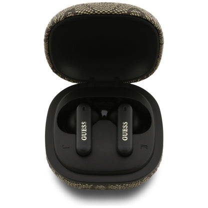 Handsfree Bluetooth Guess 4G Classic Metal Logo, TWS, Bruin