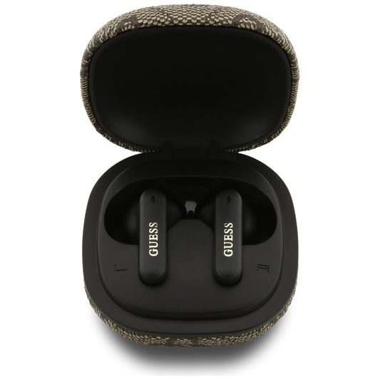 Handsfree Bluetooth Guess 4G Classic Metal Logo, TWS, Bruin