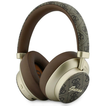 Freisprech-Bluetooth Guess 4G Gold Script Metall, A2DP, Braun