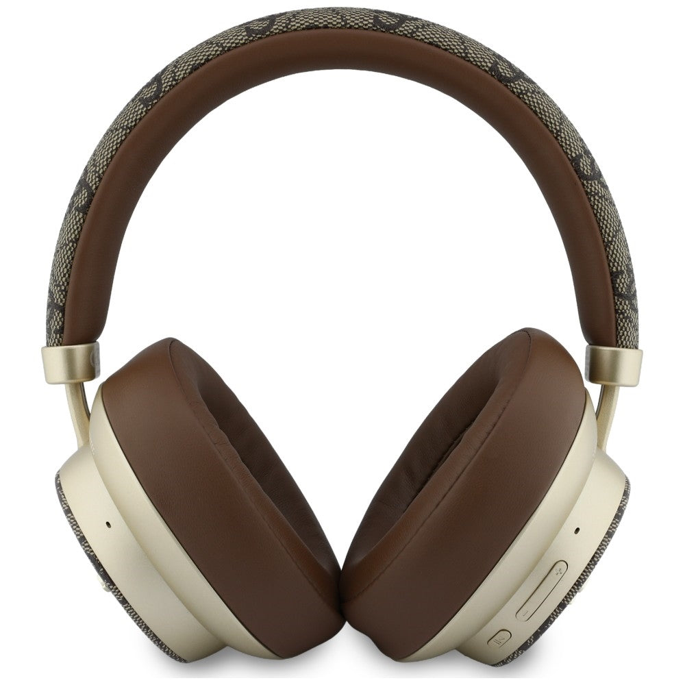 Freisprech-Bluetooth Guess 4G Gold Script Metall, A2DP, Braun