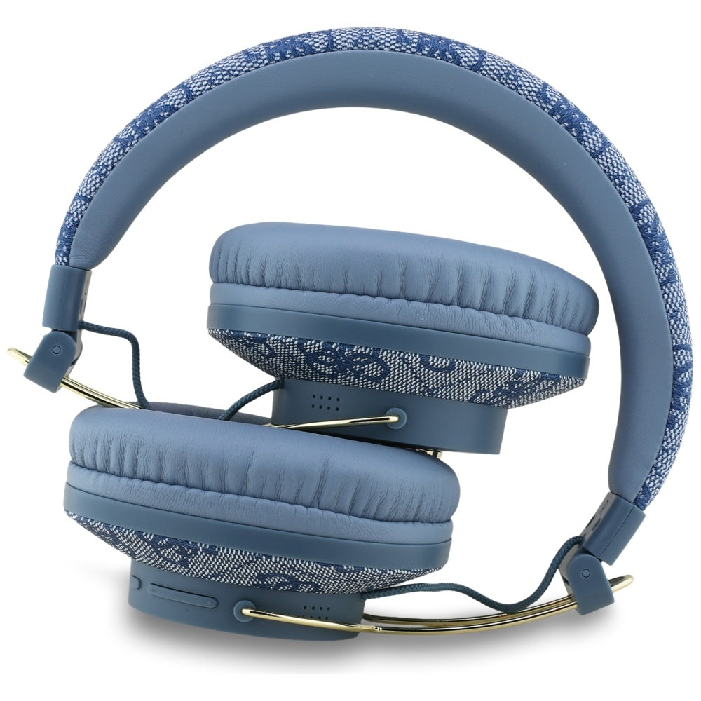 Handsfree Bluetooth Guess 4G Metal Logo, A2DP, Blauw