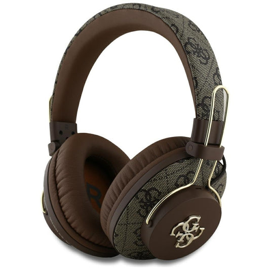 Handsfree Bluetooth Guess 4G Metal Logo, A2DP, Braun