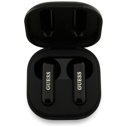 Handsfree Bluetooth Guess 4G Metal Logo, TWS, Schwarz