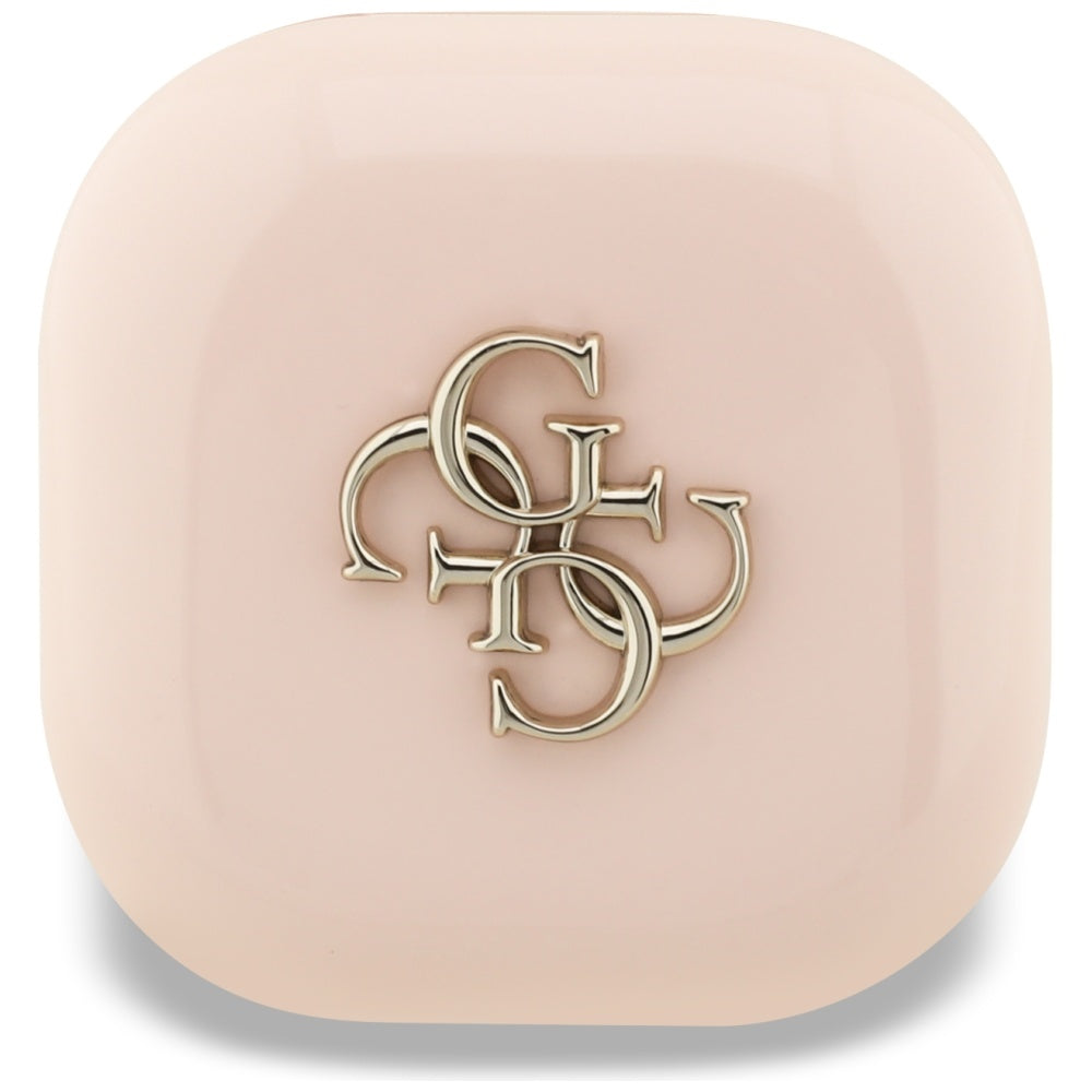 Écouteurs Bluetooth sans fil Guess 4G Metal Logo, TWS, Rose