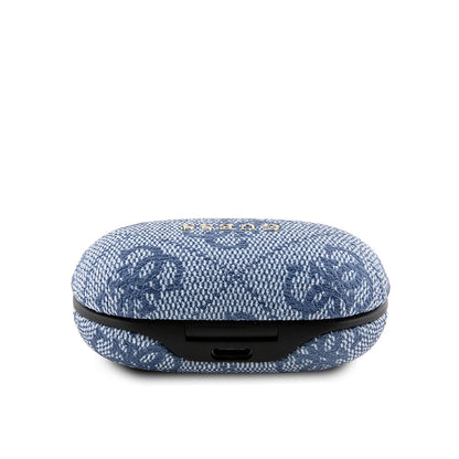 Handsfree Bluetooth Guess 4G Metal, TWS, Blauw