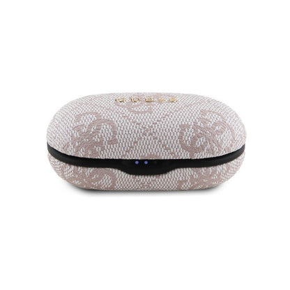 Handsfree Bluetooth Guess 4G Metal, TWS, Rosa