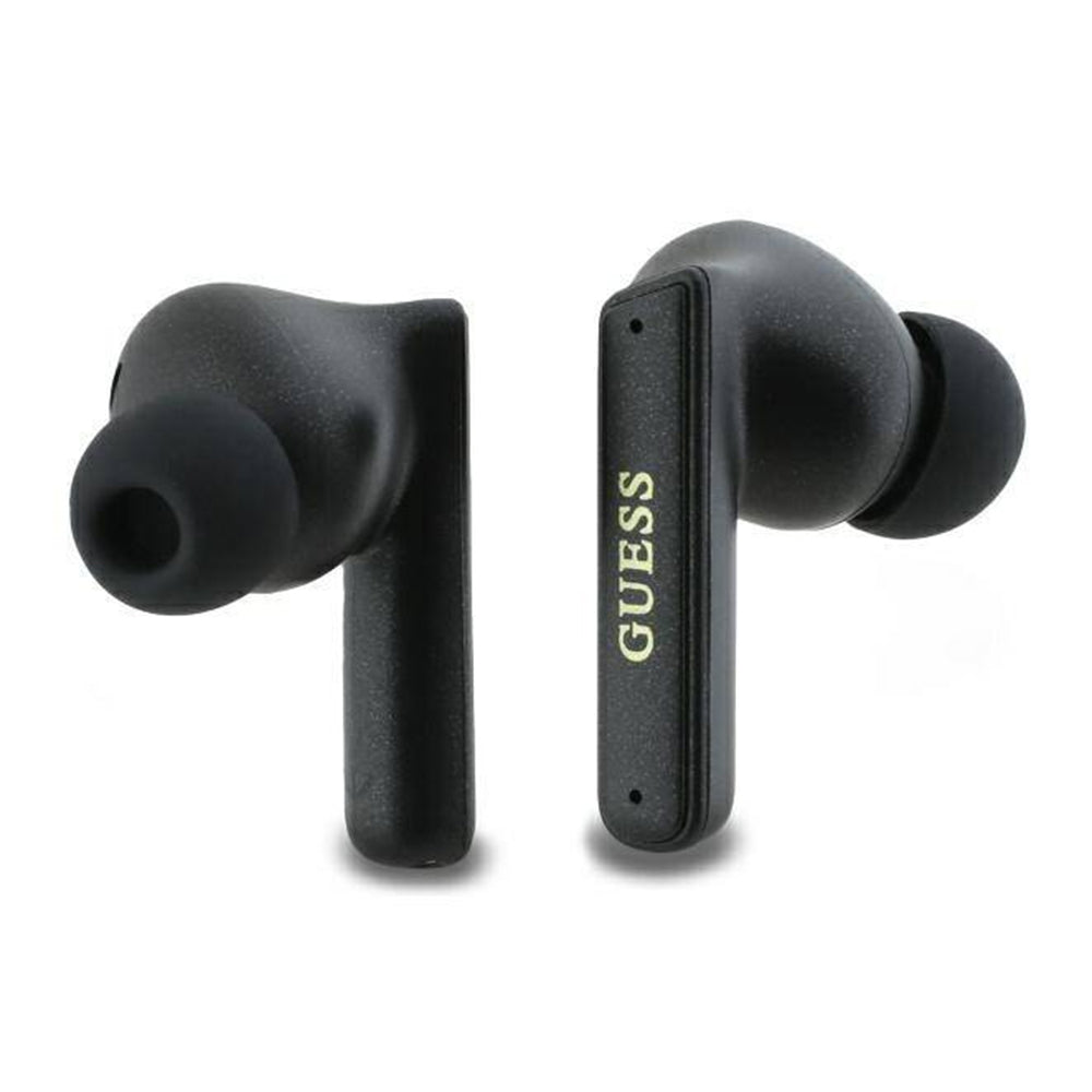Handsfree Bluetooth Guess Capsule met bedrukt logo, TWS, ANC, Zwart
