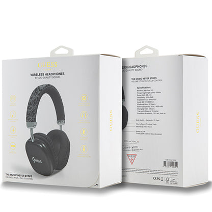Handsfree Bluetooth Guess GCube Metallic Script Logo, A2DP, Schwarz