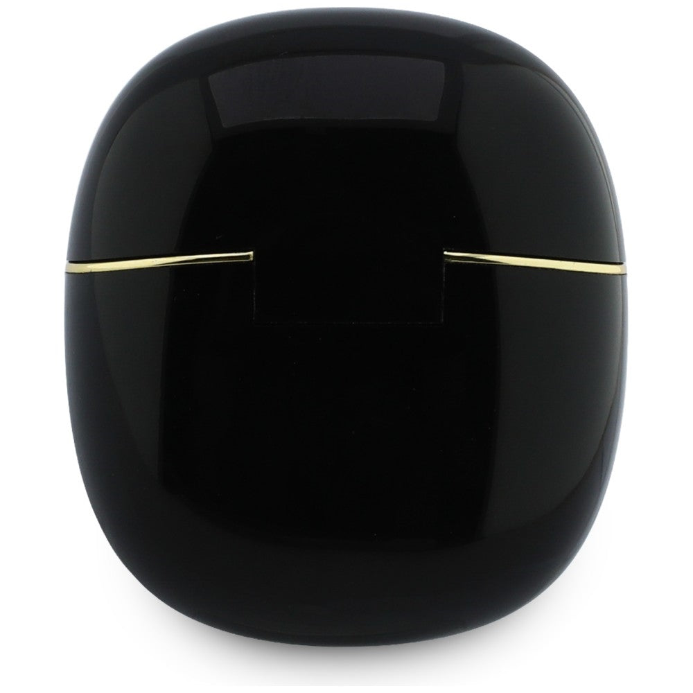 Handsfree Bluetooth Guess Glossy Gold Line Classic, TWS, Zwart