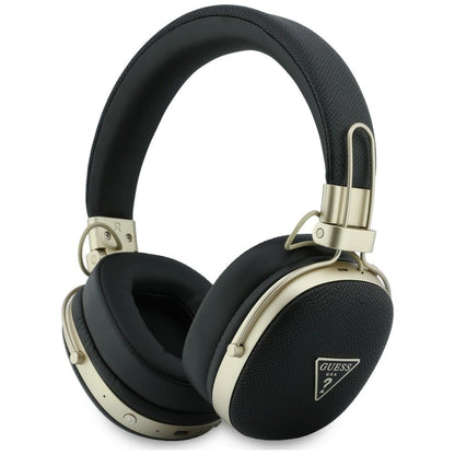 Handsfree Bluetooth Guess Gegranuleerd Driehoek Logo, A2DP, Zwart