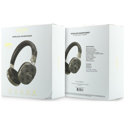 Bluetooth-Freisprecheinrichtung Guess Metal 4G Script Logo, A2DP, Braun
