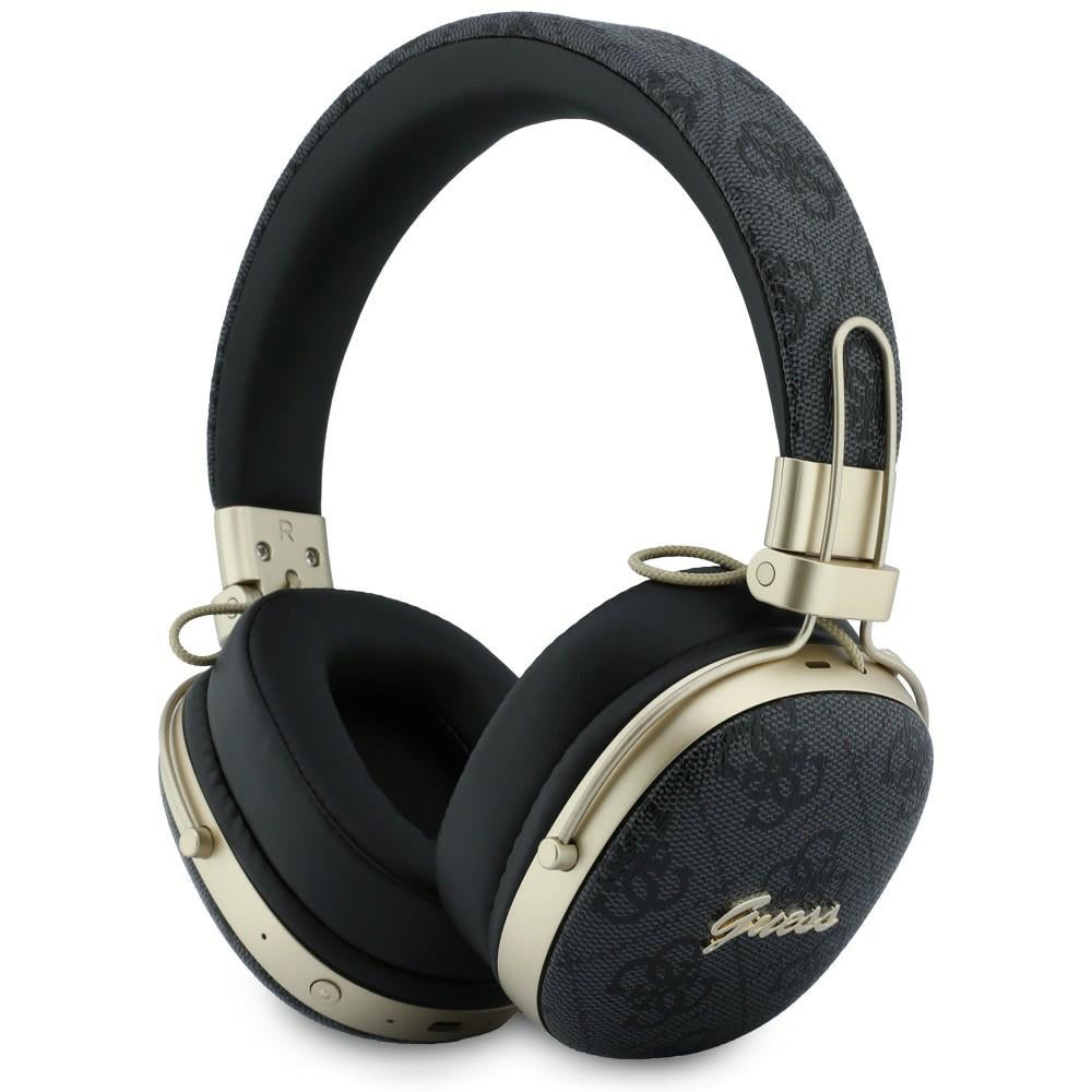 Casque Bluetooth Guess Metal 4G Script Logo, A2DP, Noir