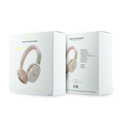 Bluetooth-Freisprecheinrichtung Guess Metal 4G Script Logo, A2DP, Rosa