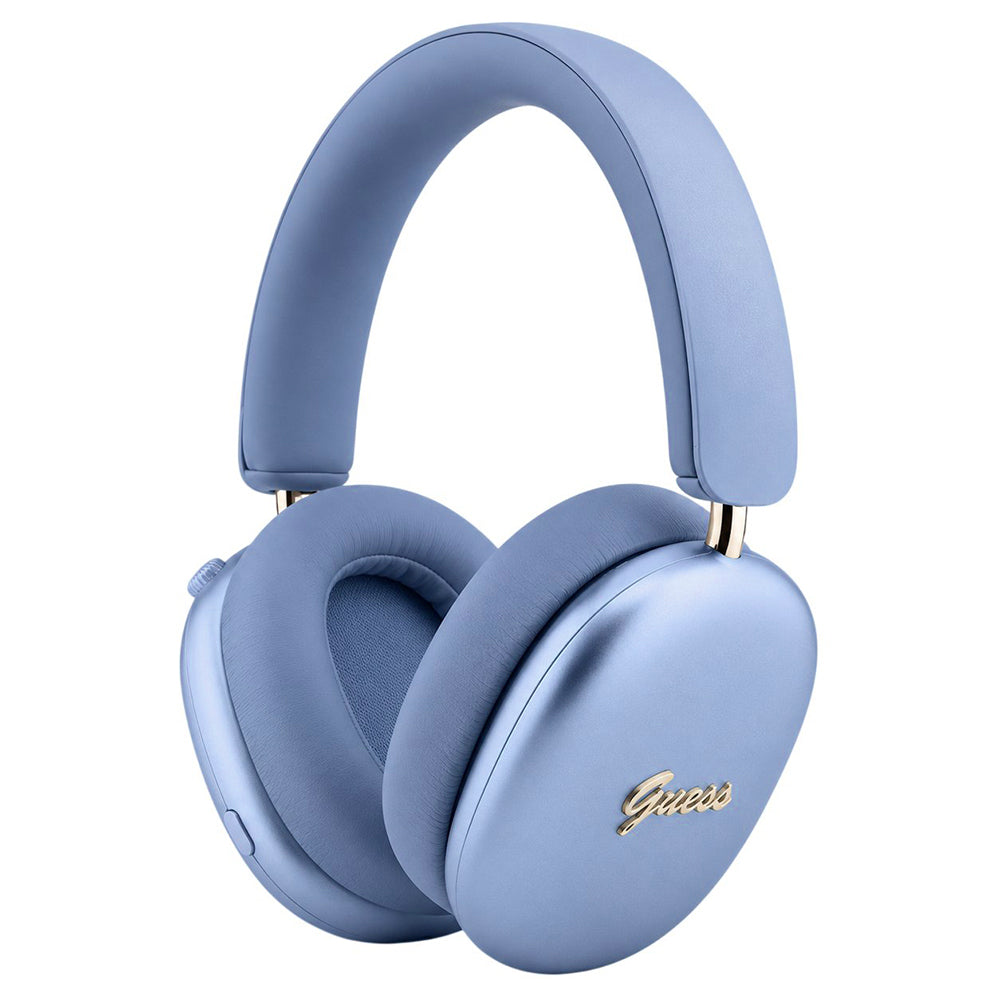 Guess Metal Script Logo Bluetooth-handsfree, A2DP, blauw