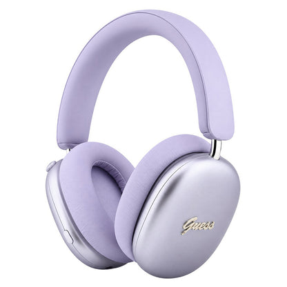Kit mains libres Bluetooth Guess Metal Script Logo, A2DP, violet