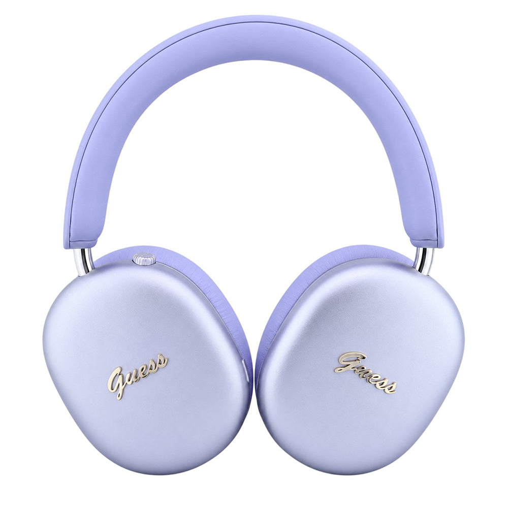 Kit mains libres Bluetooth Guess Metal Script Logo, A2DP, violet