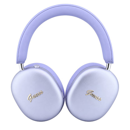 Kit mains libres Bluetooth Guess Metal Script Logo, A2DP, violet