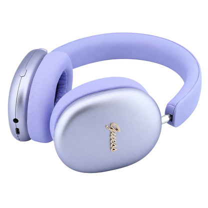 Kit mains libres Bluetooth Guess Metal Script Logo, A2DP, violet