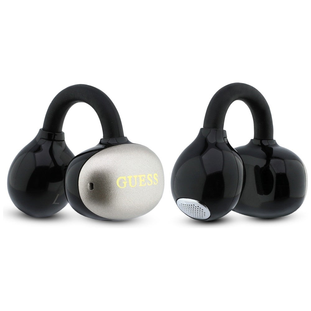 Handsfree Bluetooth Guess Metallic Finish Geëlectroplateerde Onderdelen Classic, TWS, Zwart