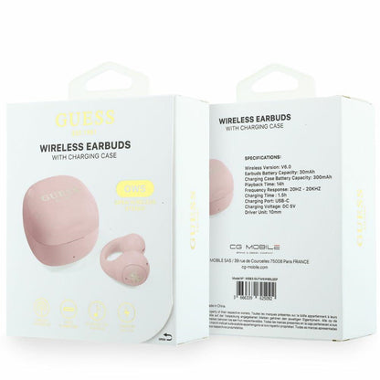 Bluetooth-Freisprecheinrichtung Guess Mini Classic, TWS, Rosa