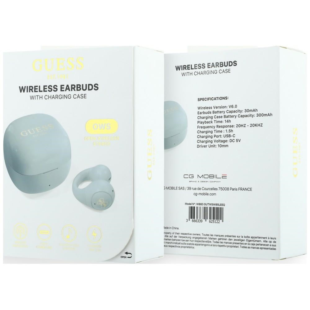 Handsfree Bluetooth Guess Mini Classic, TWS, Turkoois