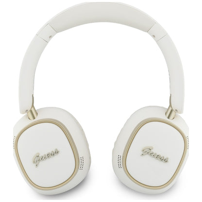 Handsfree Bluetooth Guess Rectangle Metal Script, A2DP, White