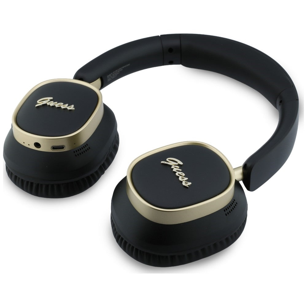Freisprech-Bluetooth Guess Rectangle Metal Script, A2DP, Schwarz