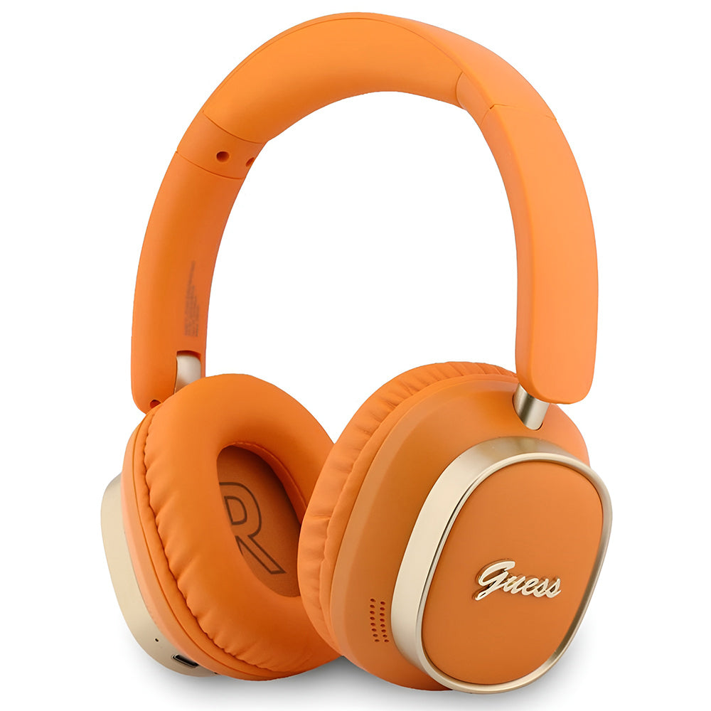 Handsfree Bluetooth Guess Rectangle Metal Script, A2DP, Orange