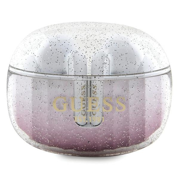 Handsfree Bluetooth Guess, TWS, Roze